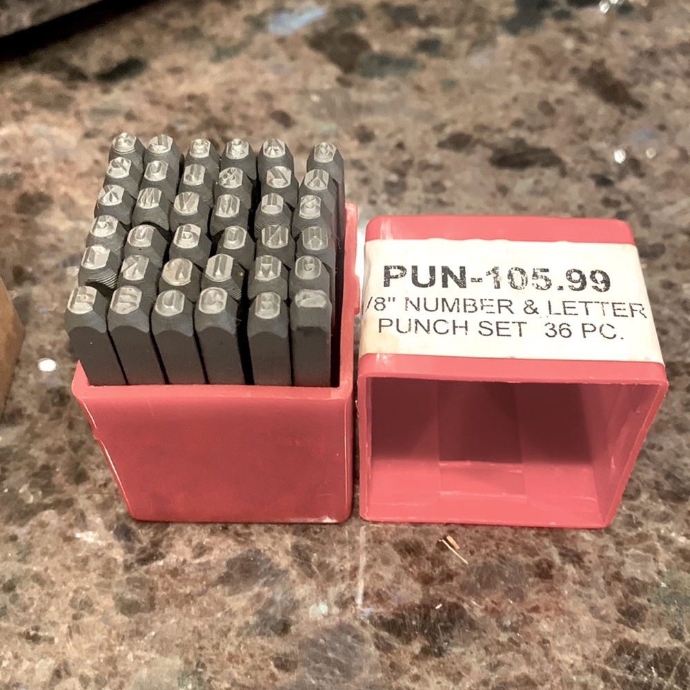 Number and Letter Punch